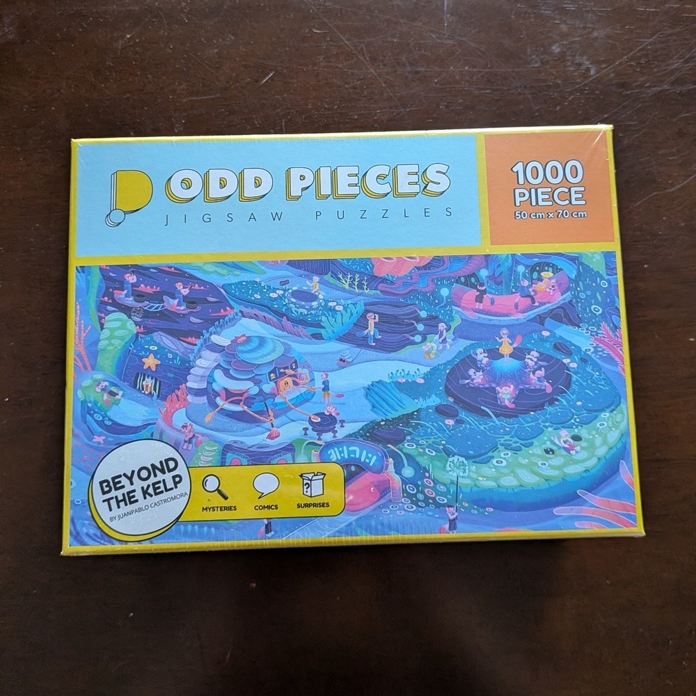 NEW Odd Pieces Beyond the Kelp 1000 Piece Mystery Jigsaw Puzzle Sealed